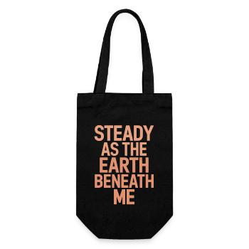Taurus character zodiac sign stable as the earth - Gift Bag for Bottles - black - Front