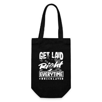 Bricklayers are always properly dismissed - Gift Bag for Bottles - black - Front
