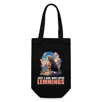 Lemmings Lemming - Gift Bag for Bottles - black - Front