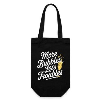 Brunch Culture Bottomless Mimosa Lovers - Gift Bag for Bottles - black - Front