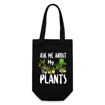Plant Lover Gardening Demandez-moi à propos de - Sac à bouteille - noir - Devant