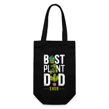 Amoureux des plantes Jardinage Papa Meilleur - Sac à bouteille - noir - Devant