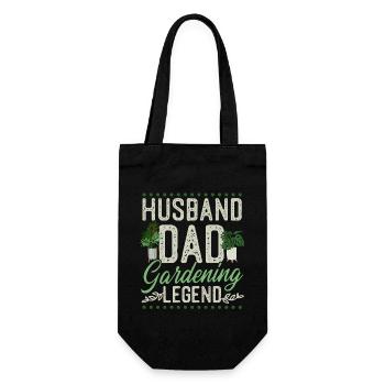 Amoureux des plantes Jardinage Papa Mari - Sac à bouteille - noir - Devant