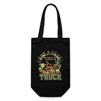 I Got A Heart Like A Truck - Gift Bag for Bottles - black - Front