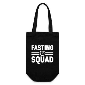 Intermittent fasting Intermittent fasting - Gift Bag for Bottles - black - Front