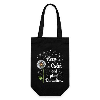 Dandelion Dandelion Lover Floral Floral - Sac à bouteille - noir - Devant