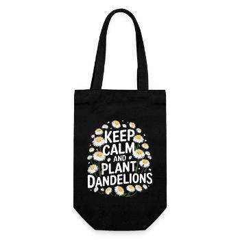 Dandelion Dandelion Lover Floral Floral - Sac à bouteille - noir - Devant
