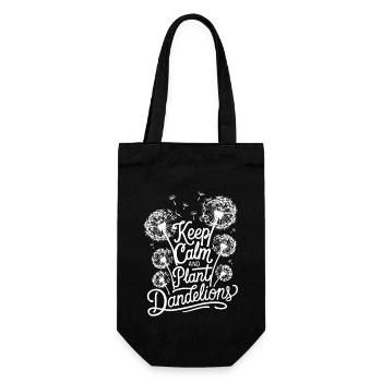 Dandelion Dandelion Lover Floral Floral - Sac à bouteille - noir - Devant