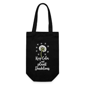 Dandelion Dandelion Lover Floral Floral - Sac à bouteille - noir - Devant