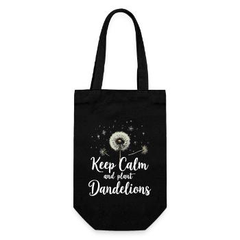 Dandelion Dandelion Lover Floral Floral - Sac à bouteille - noir - Devant