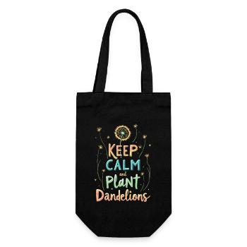 Dandelion Dandelion Lover Floral Floral - Sac à bouteille - noir - Devant