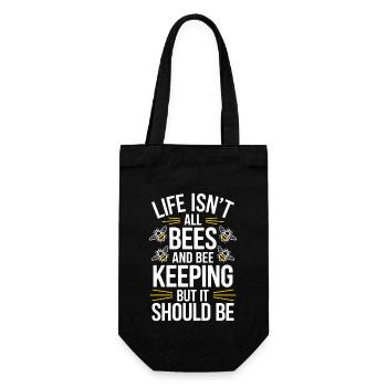Apiculteur disant apiculteur abeille drôle apiculteur cadeau - Sac à bouteille - noir - Devant
