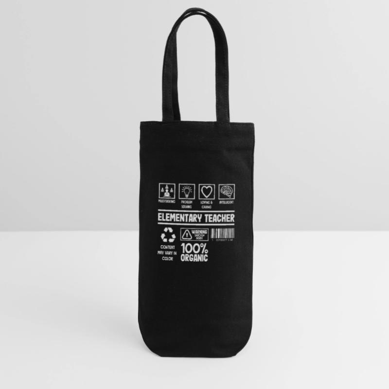 Elementary School Teacher Multitasking Problem Solving Gift Bag for Bottles