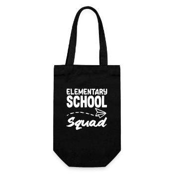 Grundschullehrer Schulmannschaft Fun Vibes - Geschenkbeutel für Flaschen - Schwarz - Vorne