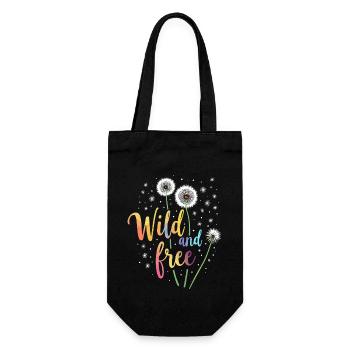 Dandelion Dandelion Lover Floral Floral - Sac à bouteille - noir - Devant