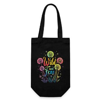 Dandelion Dandelion Lover Floral Floral - Sac à bouteille - noir - Devant