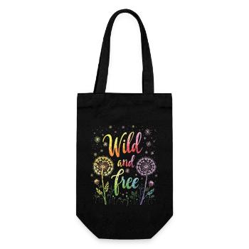 Dandelion Dandelion Lover Floral Floral - Sac à bouteille - noir - Devant