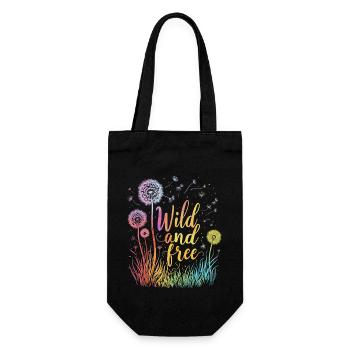 Dandelion Dandelion Lover Floral Floral - Sac à bouteille - noir - Devant
