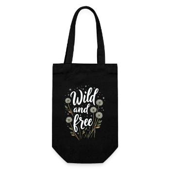 Dandelion Dandelion Lover Floral Floral - Sac à bouteille - noir - Devant