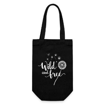 Dandelion Dandelion Lover Floral Floral - Sac à bouteille - noir - Devant