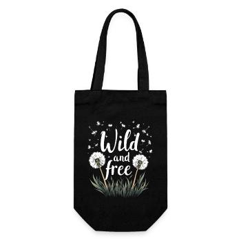 Dandelion Dandelion Lover Floral Floral - Sac à bouteille - noir - Devant
