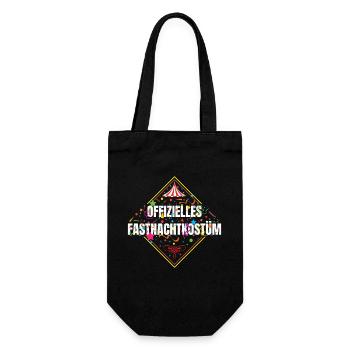 Offizielles Fastnachtkostüm - Geschenkbeutel für Flaschen - Schwarz - Vorne