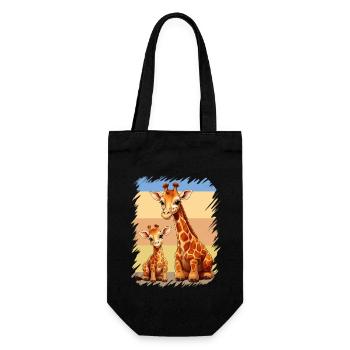 GIRAFES - Sac à bouteille - noir - Devant