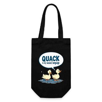 Nutztier-enten-enthusiasten Hinterhof-enten - Geschenkbeutel für Flaschen - Schwarz - Vorne