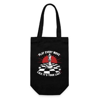 Chess Tacticians Strategy Masters Tactical - Gift Bag for Bottles - black - Front
