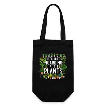 Plant Lover Gardening It's Not - Geschenkbeutel für Flaschen - Schwarz - Vorne