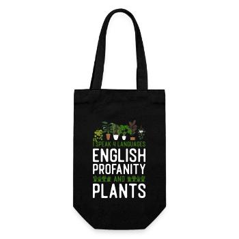 Amateur de plantes Jardinage Je parle 4 - Sac à bouteille - noir - Devant