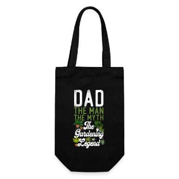 Plant Lover Gardening Dad Dad The - Gift Bag for Bottles - black - Front