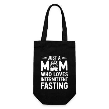 Intermittent fasting Intermittent fasting - Gift Bag for Bottles - black - Front