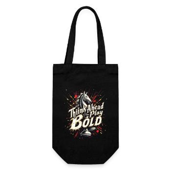 Chess Tacticians Strategy Masters Tactical - Gift Bag for Bottles - black - Front