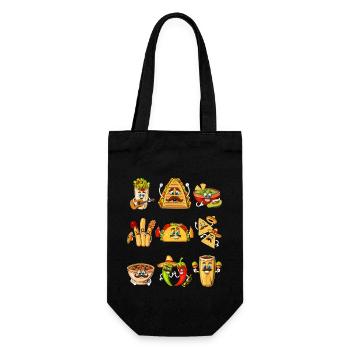 Cuisine mexicaine - Sac à bouteille - noir - Devant