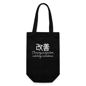 L’état d’ Kaizen à la poursuite de la perfection - Sac à bouteille - noir - Devant