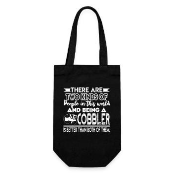 Cobbler Being A Cobbler - Gift Bag for Bottles - black - Front