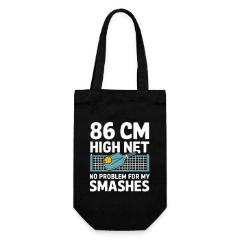 Pickleball Paddle Net Height Pickled Smashes - Gift Bag for Bottles - black - Front