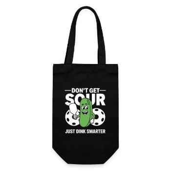 Drôle de dicton de pickleball : Sour Just Dink Smarter - Sac à bouteille - noir - Devant