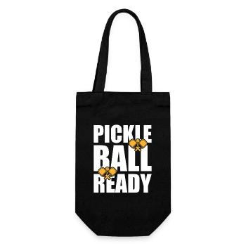 Pickleball Ready Paddleball Player Gift - Sac à bouteille - noir - Devant