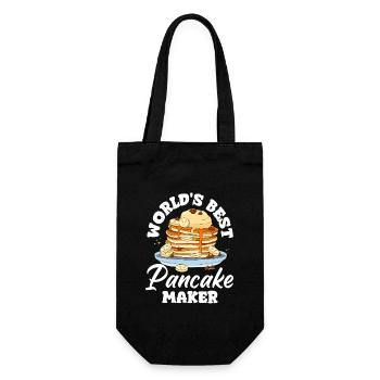 La meilleure crêpière du monde - Sac à bouteille - noir - Devant