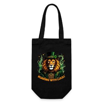 Rugir de chance - Sac à bouteille - noir - Devant