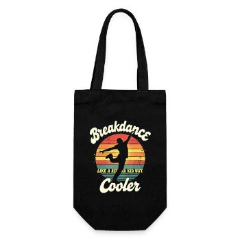 Breakdance Kid Breakdancer Retro Dance B-Boys - Sac à bouteille - noir - Devant
