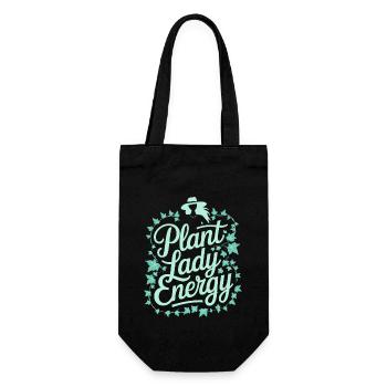 Plant Collector for Houseplant Collectors in the - Gift Bag for Bottles - black - Front