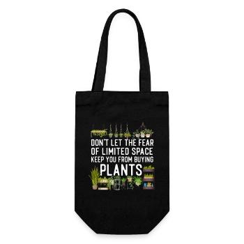 Plant Lover Gardening Don't Let - Gift Bag for Bottles - black - Front