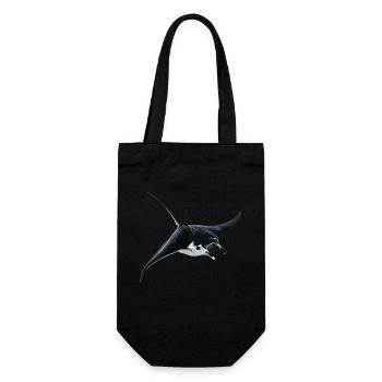 Manta Rays Manta Rays - Gift Bag for Bottles - black - Front