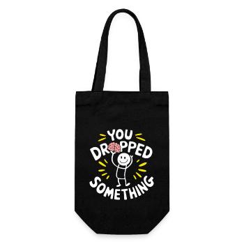 You Dropped Something 9 - Geschenkbeutel für Flaschen - Schwarz - Vorne