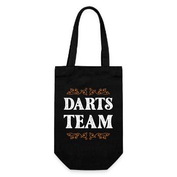 Équipe de fléchettes - Sac à bouteille - noir - Devant