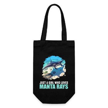 Manta Rays Manta Rays - Gift Bag for Bottles - black - Front