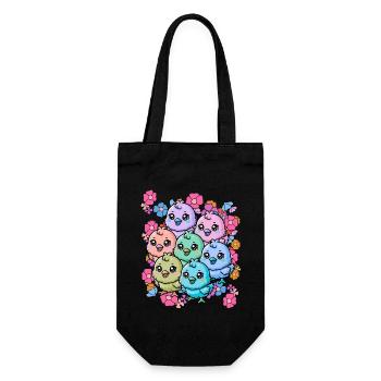 années 80 des années 90 Happy Easter Chick Enfant Enfants Bébé - Sac à bouteille - noir - Devant